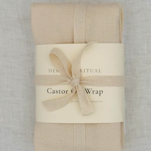 Organic Castor Oil Wrap - Plastic & Vinyl-free - Handmade in Somerset