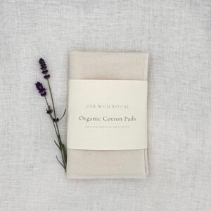 3-Ply Thick Organic Cotton Pad for Castor Oil Packs | Plastic-Free | GOTS Certified | Fair for Life | Handmade UK
